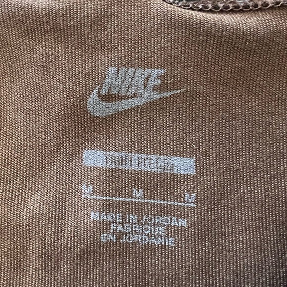Nike tight fit women’s size medium sports top with tape band signature lettering - Picture 4 of 8